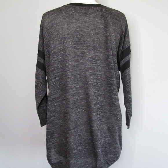 J CREW Gray Linen Alpaca Blend Pullover Tunic Top Women's Size Large - Picture 3 of 10